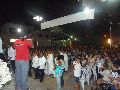 FIÉIS LOTARAM A PRAÇA DO BOM JESUS PARA CELEBRAR INÍCIO DO NOVENÁRIO