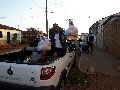 LIVRAMENTO: projeto social do Moto Clube Livramento Moto Estrada distribui cestas básicas para famílias carentes no Bairro Benito Gama e Taquari.