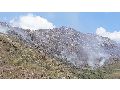 LIVRAMENTO: FOGO ATINGE MORRO NO POVOADO DA CANABRAVA