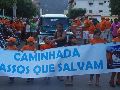 LIVRAMENTO: CAASE REALIZOU SÁBADO CAMINHADA PARA COMBATER CÂNCER INFANTO-JUVENIL