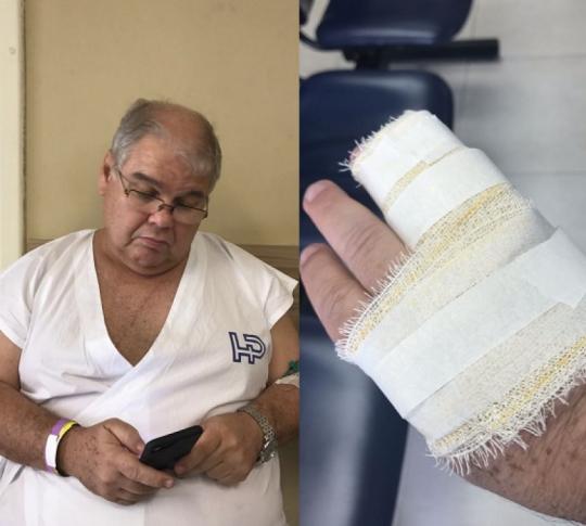 Lúcio Vieira Lima sofre acidente grave e carro dá PT