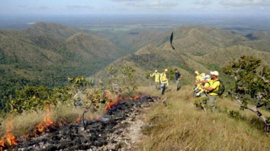 CURSO DE PREVENÇÃO E COMBATE A INCÊNDIOS FLORESTAIS ACONTECE EM ABAÍRA DE 16 A 18/09/2015