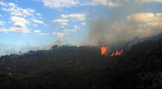 Rio de Contas: Fogo chega próximo a Reserva Particular do Patrimônio Natural em Brumadinho