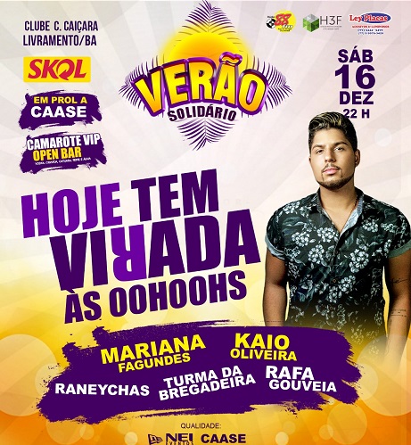VERÃO SOLIDÁRIO: ADQUIRA LOGO SEU INGRESSO ANTES DA VIRADA DE PREÇO
