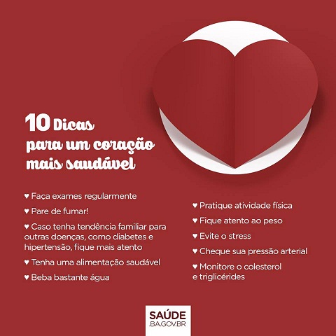 DIA DO CARDIOLOGISTA: 10 DICAS PARA UM CORAÇÃO MAIS SAUDÁVEL