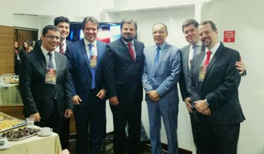 Congresso Nacional da Academia de Letras Jurídicas da Bahia é realizado no Teatro Sesc Casa do Comércio, em Salvador.