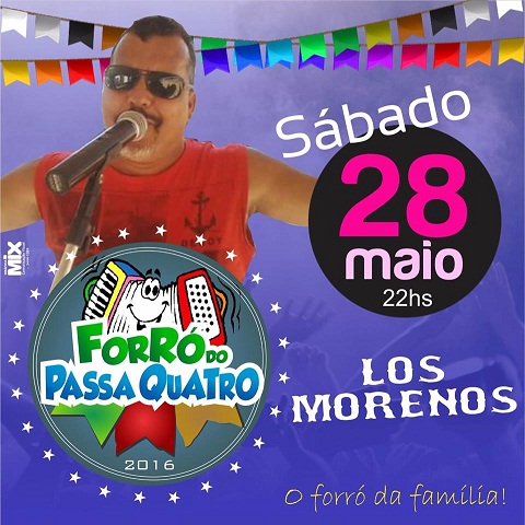 VOCÊ NÃO PODE PERDER HOJE (28) O TRADICIONAL FORRÓ DO PASSA QUATRO