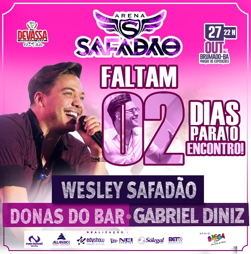 Contagem Regressiva para a Arena Safadão: Faltam só 02 dias 