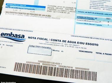Embasa pede reajuste de 13,73% na tarifa de água após dois anos sem aumento