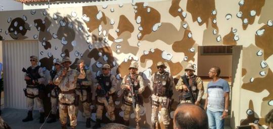 POLÍCIA MILITAR: CIPE CHAPADA INAUGUROU BASE EM PARAMIRIM