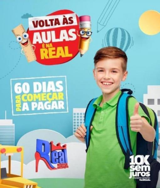 VOLTA ÀS AULAS É NA REAL CALÇADOS!