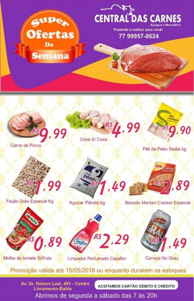 CONFIRA AS OFERTAS DA SEMANA NA CENTRAL DAS CARNES