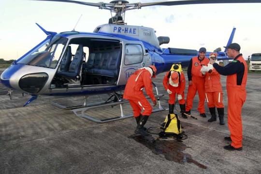 Helicópteros chegam em Rio de Contas para debelar incêndio florestal