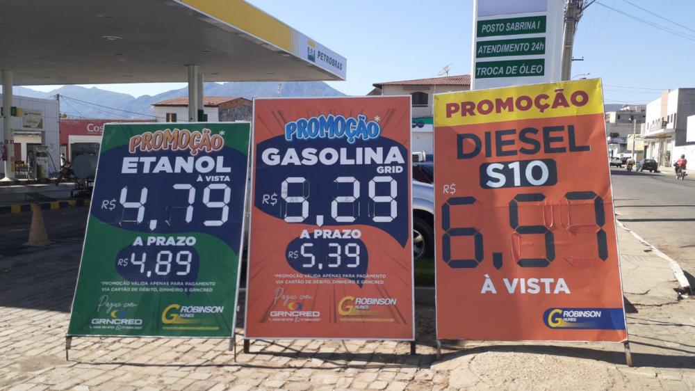 Gasolina reduz de preço drasticamente em algumas cidades da Região Sudoeste da Bahia