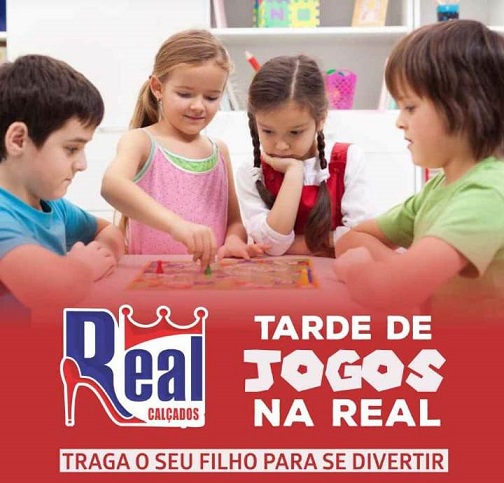 DIA DAS CRIANÇAS: TARDE DE JOGOS NA REAL; TRAGA SEU FILHO PARA SE DIVERTIR