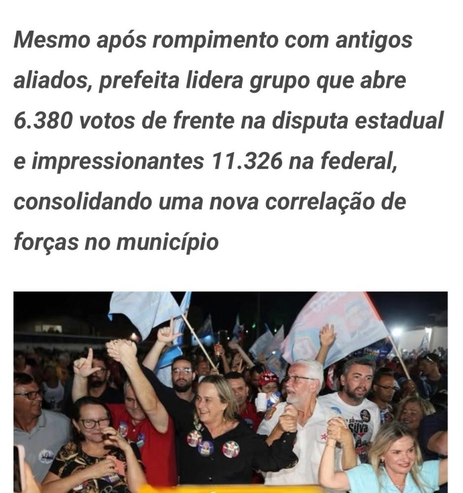 Joanina vence o primeiro grande teste político e impõe larga vantagem em Livramento 