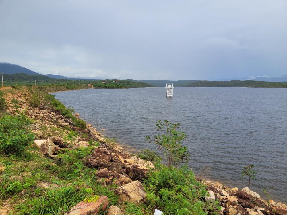 Barragem Luiz Vieira: Volume de água atinge 63 milhões de metros cúbicos 