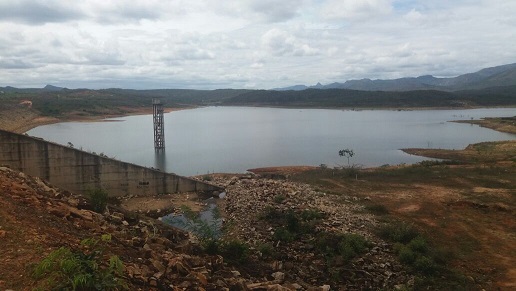 RIO DE CONTAS: BARRAGEM LUIS VIEIRA TEM APENAS 17,7 MILHÕES DE M³, EQUIVALENTE A 16,83% DE SUA CAPACIDADE TOTAL