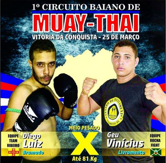 ATLETA LIVRAMENTENSE DISPUTARÁ PRIMEIRO CIRCUITO BAIANO DE MUAY THAY EM VITÓRIA DA CONQUISTA