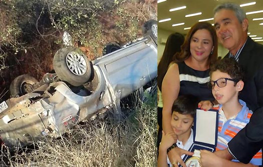 Tragédia no Sudoeste: Filho e esposa sobrevivem a desastre que matou família na BR-122