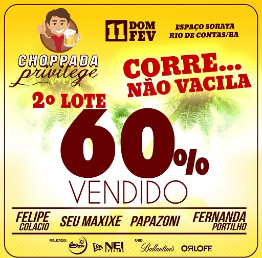 Carnaval de Rio de Contas  All Inclusive vai ter virada de Lote