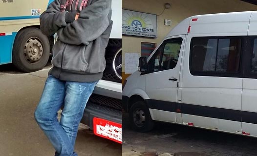 Bandidos sequestram van e saqueiam passageiros em Barra do Choça