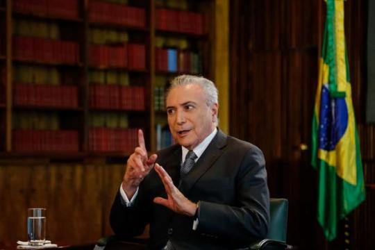 Temer confirma encontro com'homem da mala' da JBS