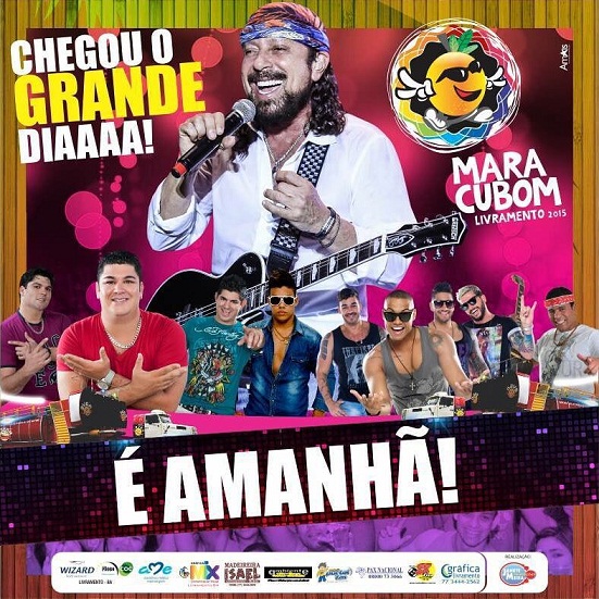 MARACUBOM 2015: AMANHÃ SERÁ O GRANDE DIA! 