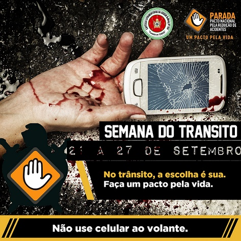 LIVRAMENTO: ORDEM DEMOLAY REALIZA SEMANA DO TRÂNSITO DE 21 A 27/09/2015
