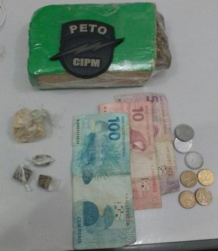 POLÍCIA MILITAR APREENDE MAIS DROGAS EM BRUMADO