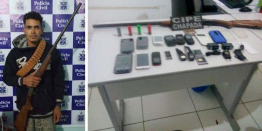 Chapada: Criminoso que agia no município de Mucugê é preso pela Polícia Militar