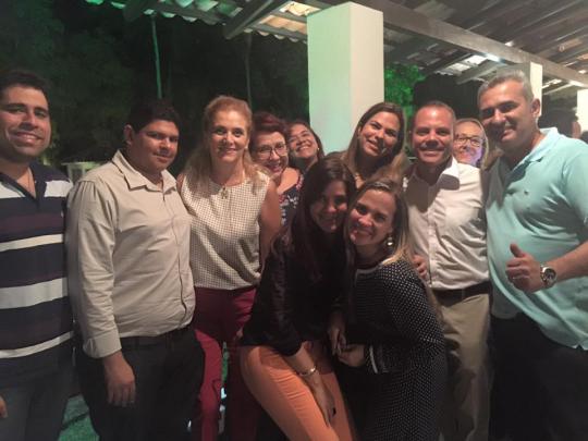 JOÃO HIPÓLITO E VIVIANE PARTICIPAM DE ANIVERSÁRIO DA 1ª DAMA DO ESTADO.