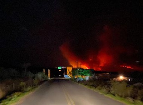 Incêndio florestal afeta cidades de Mucugê e Andaraí; Corpo de Bombeiros envia aviões