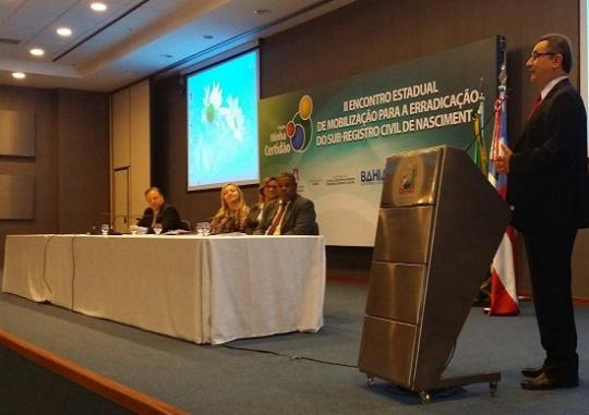 PROJETO MINHA CERTIDÃO É APRESENTADO NO II ENCONTRO DE MOBILIZAÇÃO ESTADUAL DE ERRADICAÇÃO DO SUB-REGISTRO CIVIL DE NASCIMENTO