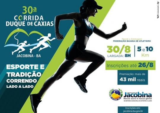 TÕE MARATONISTA PEDE AJUDA A PATROCINADORES PARA PARTICIPAR DA 30ª CORRIDA DUQUE DE CAXIAS EM JACOBINA-BAHIA