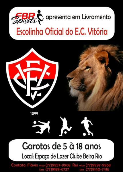 FBR SPORTS TRAZ PARA LIVRAMENTO ESCOLINHA OFICIAL DO E. C. VITÓRIA