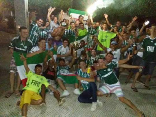 LIVRAMENTO: TORCIDA PALMEIRENSE FORZA VERDE LIVRAS COMEMORA TÍTULO DA COPA DO BRASIL