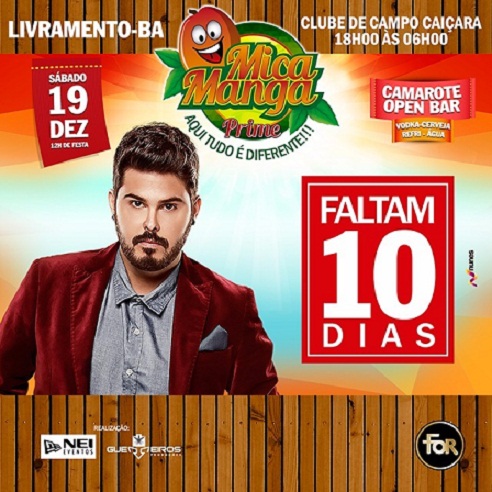 FALTAM 10 DIAS PARA O MICA MANGA PRIME, VIRADA DE PREÇO ACONTECE DIA 18