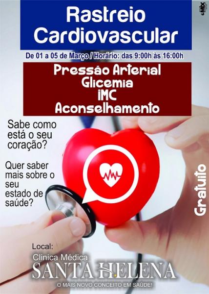 CLÍNICA MÉDICA SANTA HELENA REALIZA TRIAGEM DE SAÚDE GRATUITAMENTE
