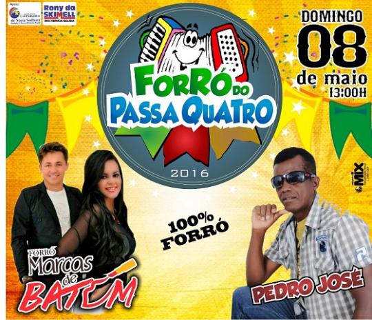 DIVULGADA AS PRIMEIRAS ATRAÇÕES DO FORRÓ DO PASSA QUATRO