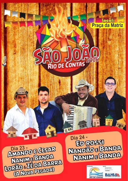 VENHA CURTIR O SÃO JOÃO EM RIO DE CONTAS NA PRAÇA DA MATRIZ