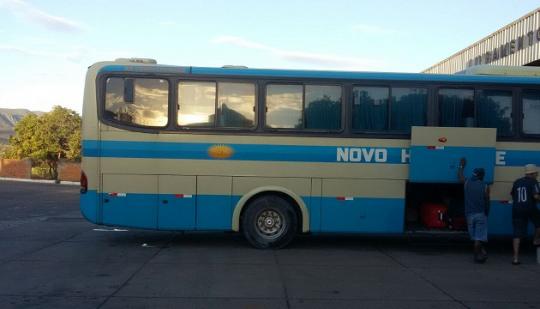 PASSAGEIRO RECLAMA DE MÁ CONSERVAÇÃO DE ÔNIBUS DA NOVO HORIZONTE