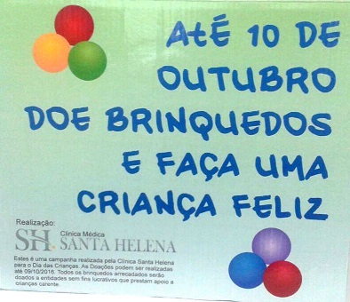 LIVRAMENTO: CLÍNICA MÉDICA SANTA HELENA PROMOVE OUTUBRO SOLIDÁRIO