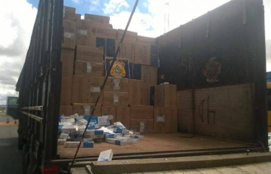 PRF apreende mais de dez milhões de cigarros em operação na Bahia