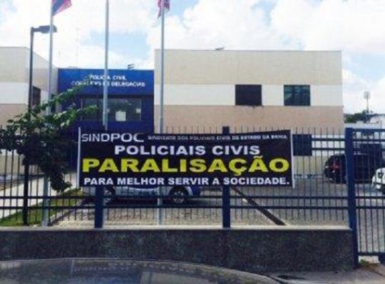 Policiais civis fazem paralisação de 48 horas a partir desta quinta