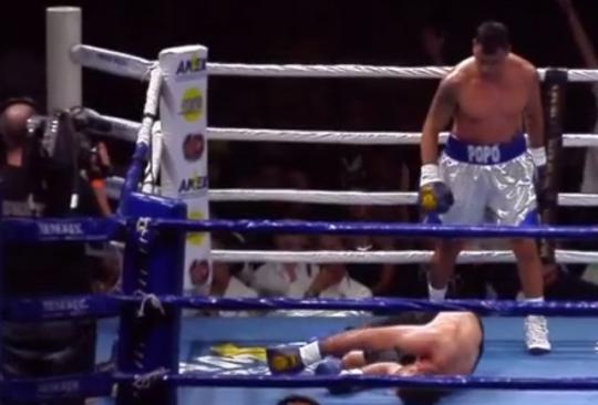 Popó volta aos ringues depois de 3 anos e nocauteia argentino no 3º round
