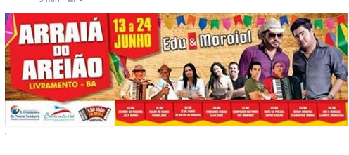 VENHA CURTI O ARRAIÁ DO AREIÃO 