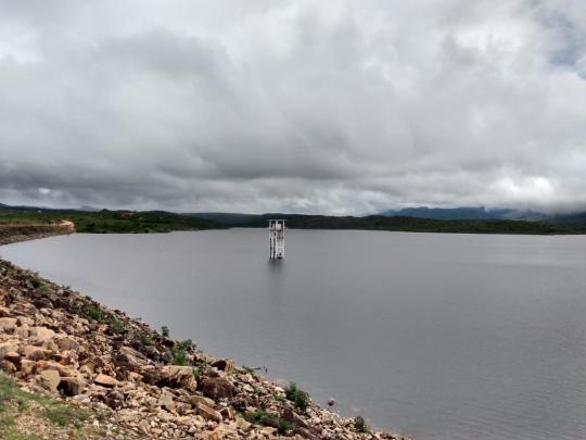 RECARGA DA BARRAGEM LUIS VIEIRA FOI DE 61 MILHÕES DE M³ DE JANEIRO A NOVEMBRO DE 2020