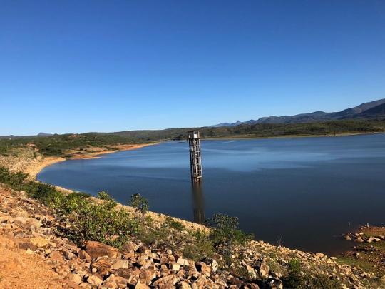 VOLUME DA BARRAGEM LUIS VIEIRA É DE 41.396.000 M³