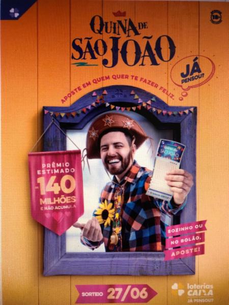 Faça suas apostas na Quina de São João 2020, com prêmios estimados em R$ 140 milhões na Loteria Spaço da Sorte